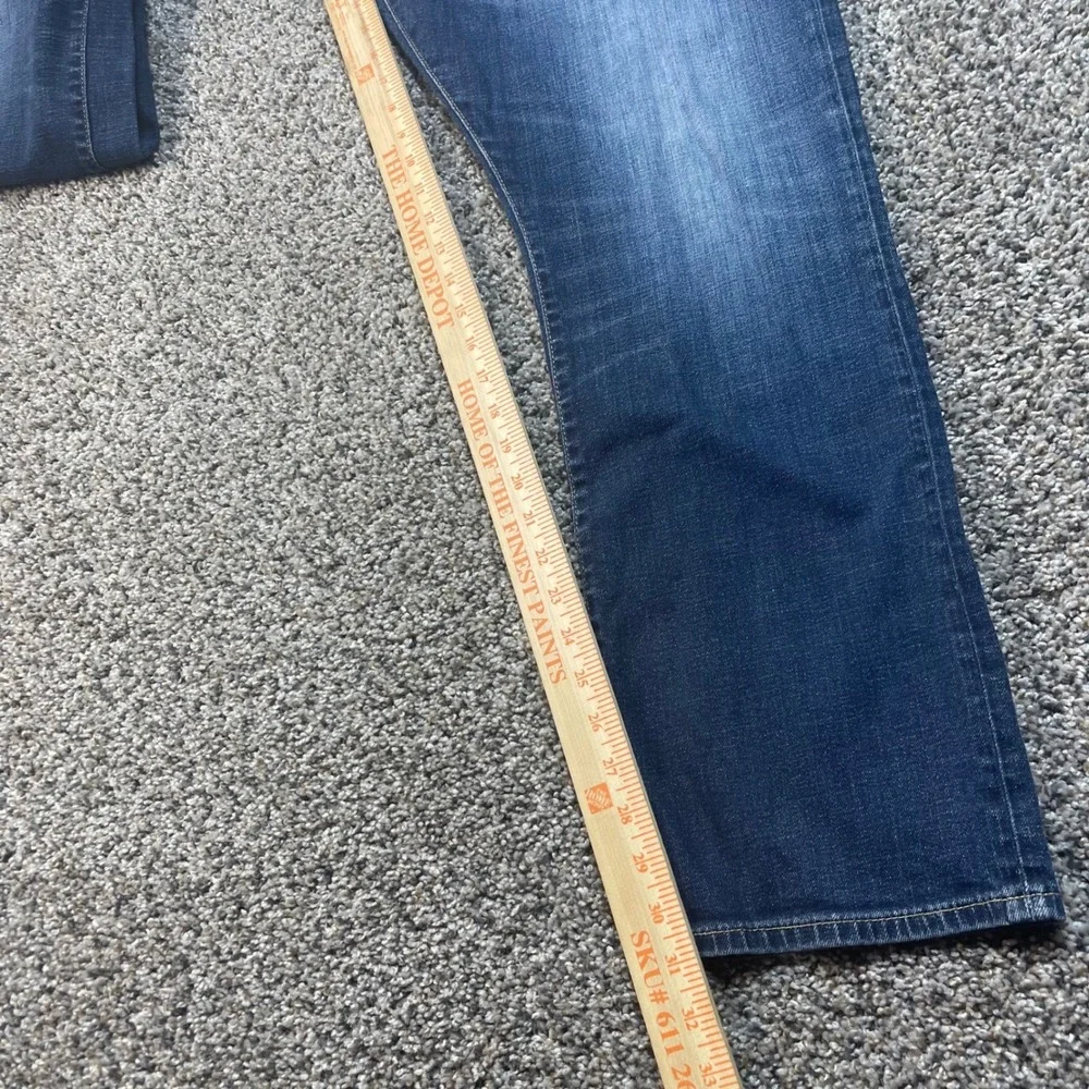 Polo Ralph Lauren Men's 38x31 Varick Slim Straight‎ Jeans Dark Wash Blue Denim